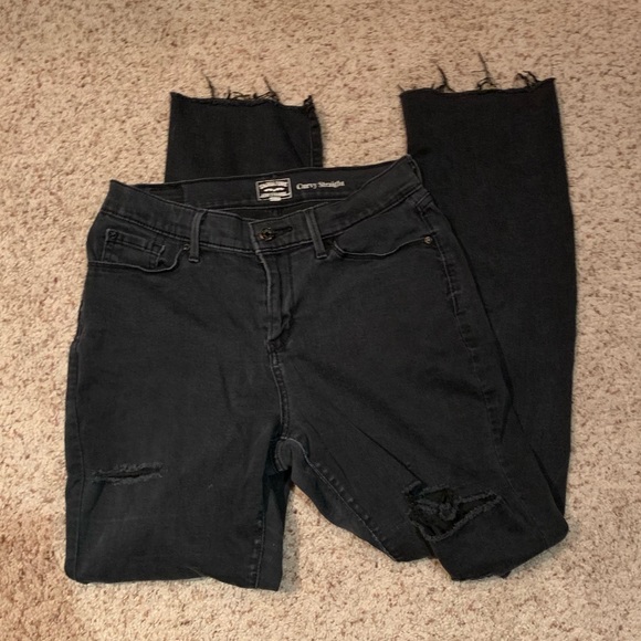 Levi Curvy Straight Ripped Jeans - Picture 2 of 7